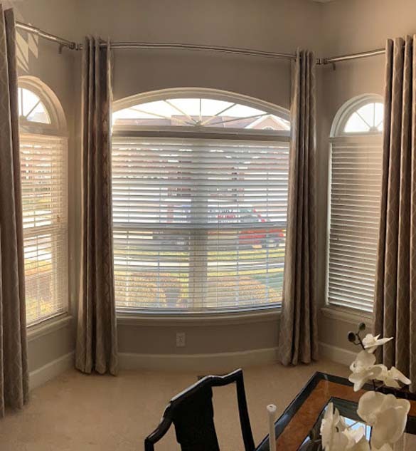 Design Studio™ Side Panels over Roman Shades