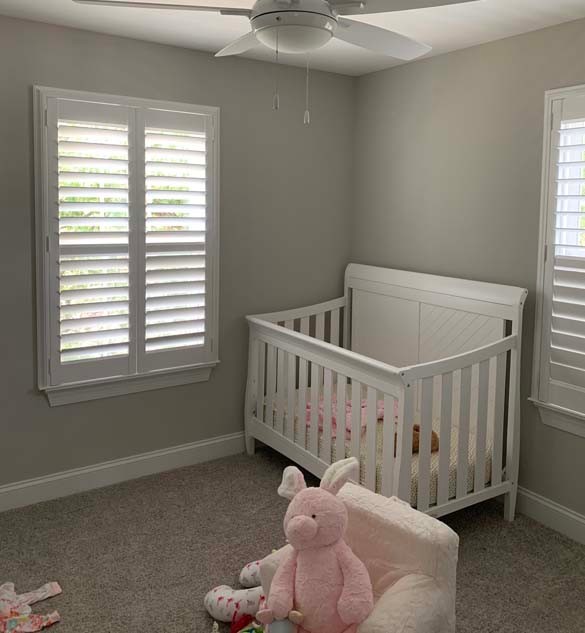 NewStyle® Hybrid Shutters in Nursery