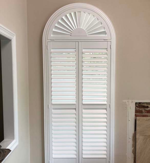 NewStyle® Hybrid Shutters With Arch