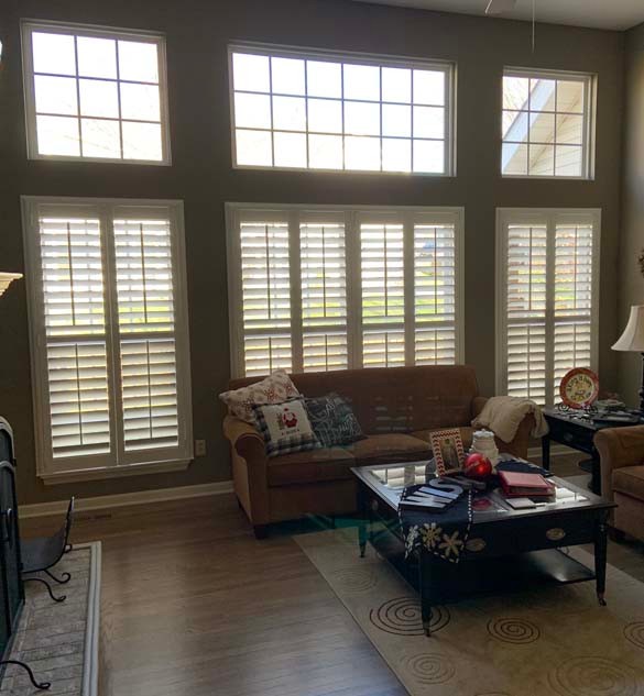 NewStyle® Hybrid Shutters in Great Room