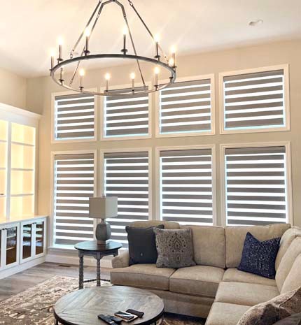 Designer Banded Shades