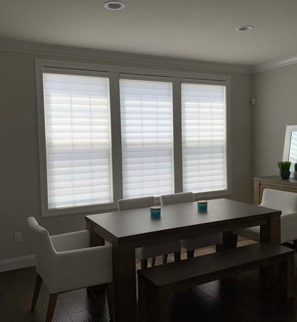 Silhouette® Window Shadings in Dining Room