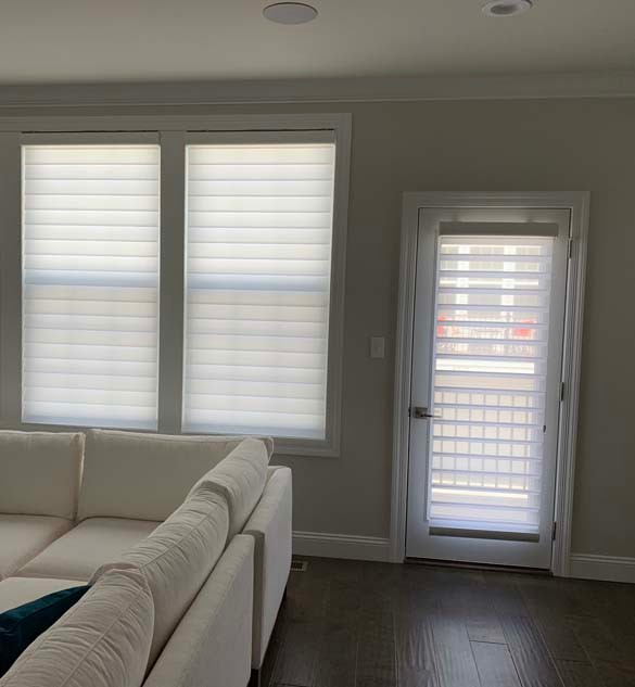 Silhouette® Window Shadings on Door